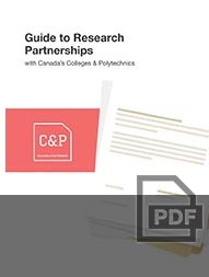 Download Guide to Research Partnerships with Canada Colleges and Polytechnics