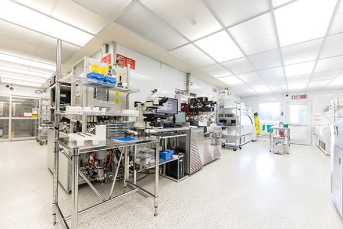 Research infrastructure in a lab