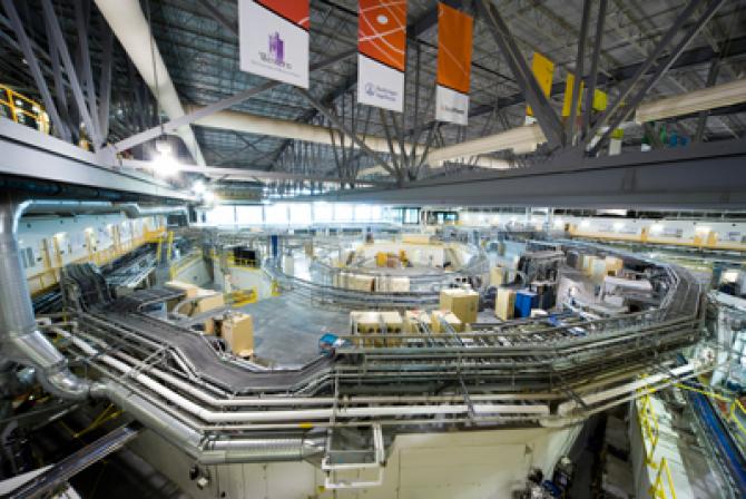 An interior view of the Canadian Light Source.